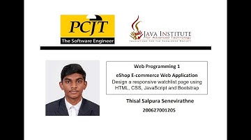 Web Project Task 24 | Create a Ecommerce Web Application | Java Institute