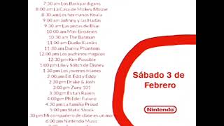 Canal Nintendo Latinoamérica Programacion - Febrero 2007 (Sab. y Dom.)