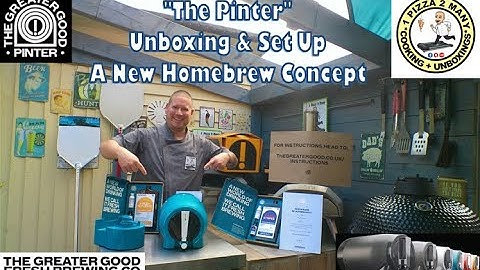 "The Pinter" Craft Beer Home Brew Kit New Concept Unboxing, Measuremets & Set Up- From Greater Good