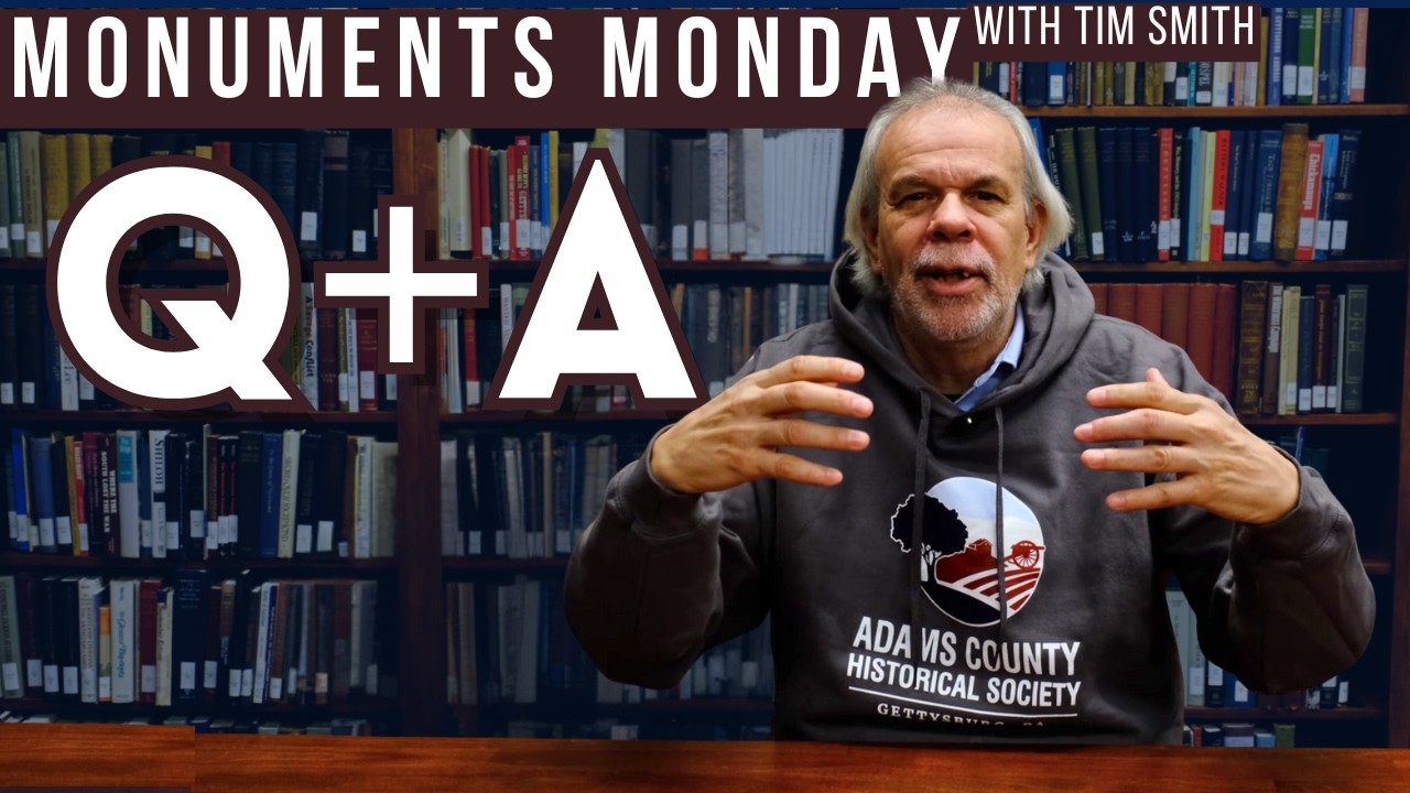 Отсутствуют памятники в Геттисберге? | Вопросы и ответы с историком Тимом Смитом в рамках рубрики...