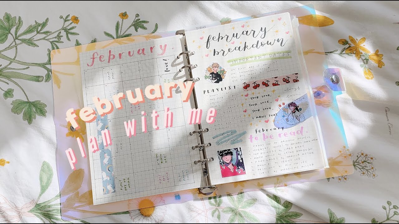 plan with me | february 2020 bullet journal setup