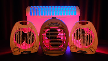 😴 4 Fan Heater Sounds for Fast and Deep Sleep