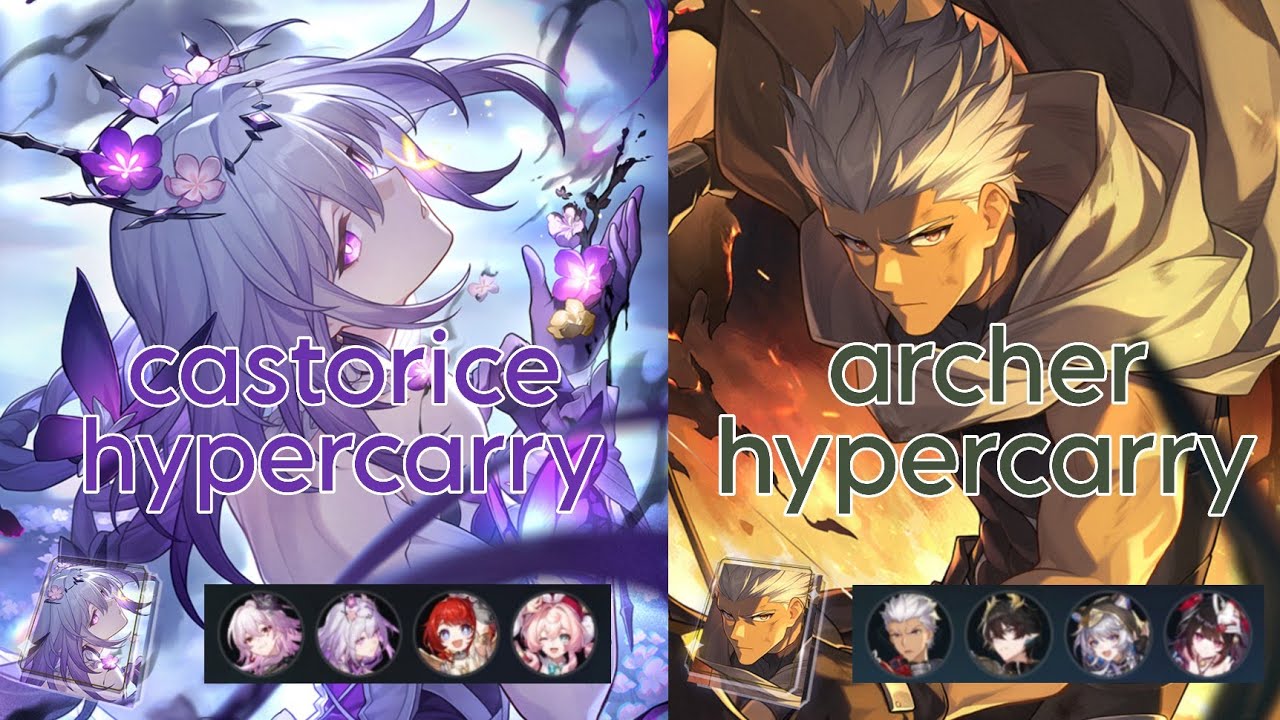 [4.0 pure fiction] castorice hypercarry & e1 archer hypercarry