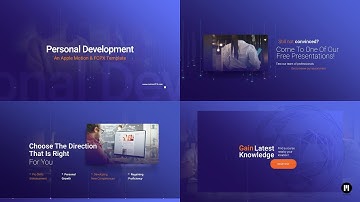Personal Development Modular Template for Apple Motion & FCPX - MotionVFX