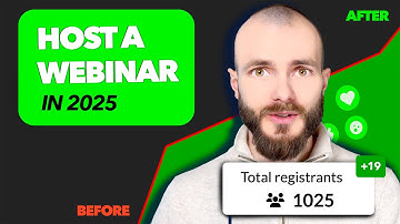 How to host a webinar in 2025 (10 steps)