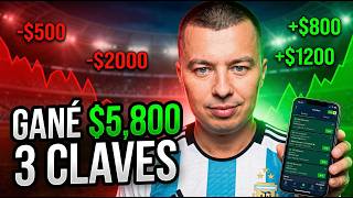 CÓMO GANÉ $5,800 CON APUESTAS | 3 ESTRATEGIAS QUE FUNCIONAN