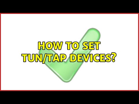Ubuntu: How to set TUN/TAP devices?