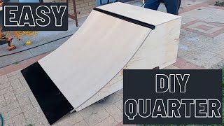 How To Build A Quarter Pipe The Easiest Way