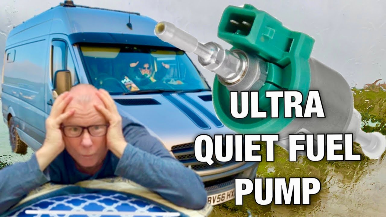 Ultra Quiet Chinese Diesel Heater Fuel Pump Upgrade & Review full time van  life 