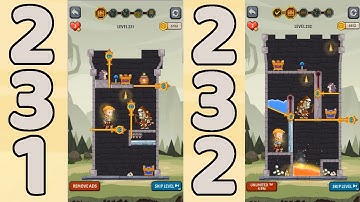 How to Loot - Pin Pull & Hero Rescue Level 231 & 232