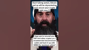 WARNING: Make sure your Cold wallets supports Web3 protection to avoid loosing your Crypto #xrp