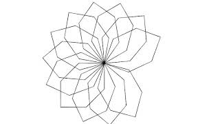 Full turtleArt Increasing hexagonal flower petals (tA 32a) Guide