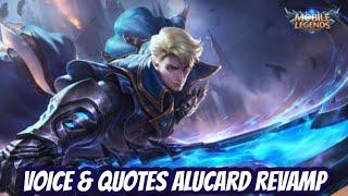 VOICE & QUOTES ALUCARD REVAMPED (TERJEMAHAN) | MOBILE LEGENDS