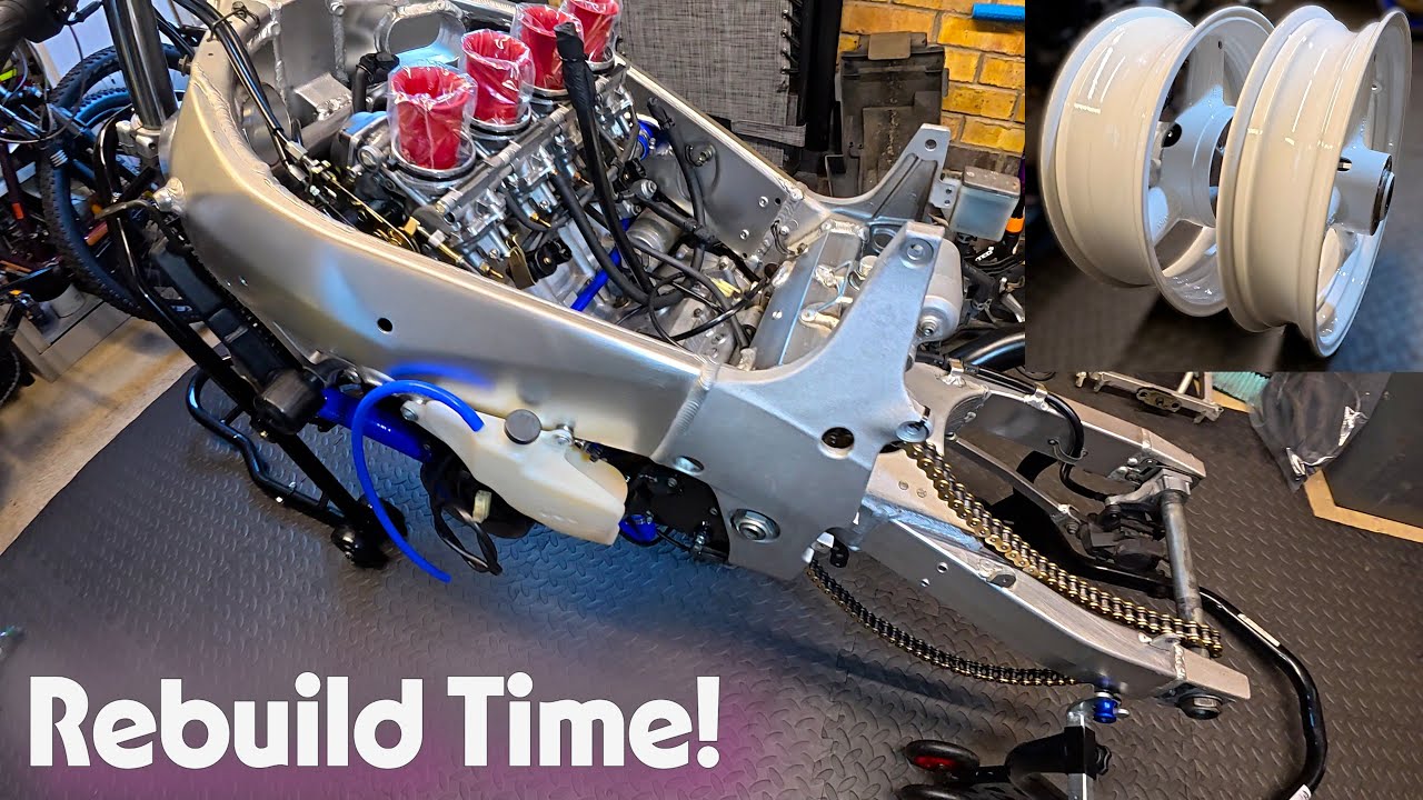 Rebuilding My Barn Find Suzuki GSXR | Wheels, Exhaust, Silicon hoses Ep.7 #motorcycle #bikelife