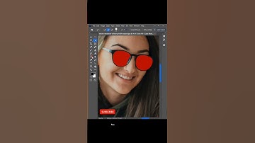 How to Change Glasses Color in Photoshop #shorts