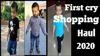 First cry shopping haul 2020 / baby boy dresses
