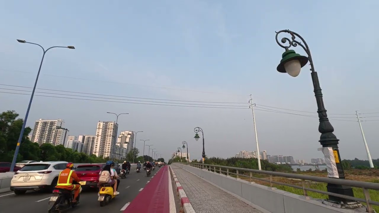 Đường dành riêng cho người đi xe đạp đầu tiên ở Sài Gòn 