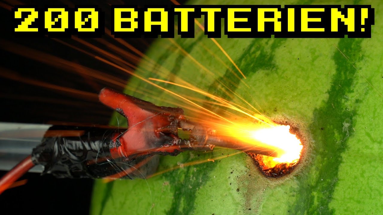 Ich habe schon wieder 200 9V Batterien verbunden!