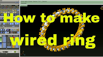 How to make wired ring with array polar -jewellery cad design-rhino5/matrix9 #cad #rhino #jewellery