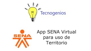 App para Territorio "SENA Virtual" screenshot 1