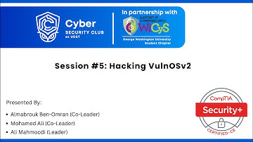 UDST Cybersecurity Club Session #5: Hacking VulnOSv2