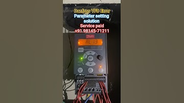 Danfoss VFD error Solution service paid+91 98145-71211 #kusumsolar @DMSSOLAR