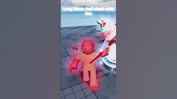 Long Blade Ball Clash With Bot (No Autoclicker) #roblox #trending #shorts