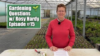 Your Gardening Questions w/ Rosy Hardy | Windy Garden Shrubs, Eliminating Moss & More
