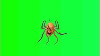 Green screen kepala upin terbang #upinipin #cartoon #animation #horor #hantu #greenscreen