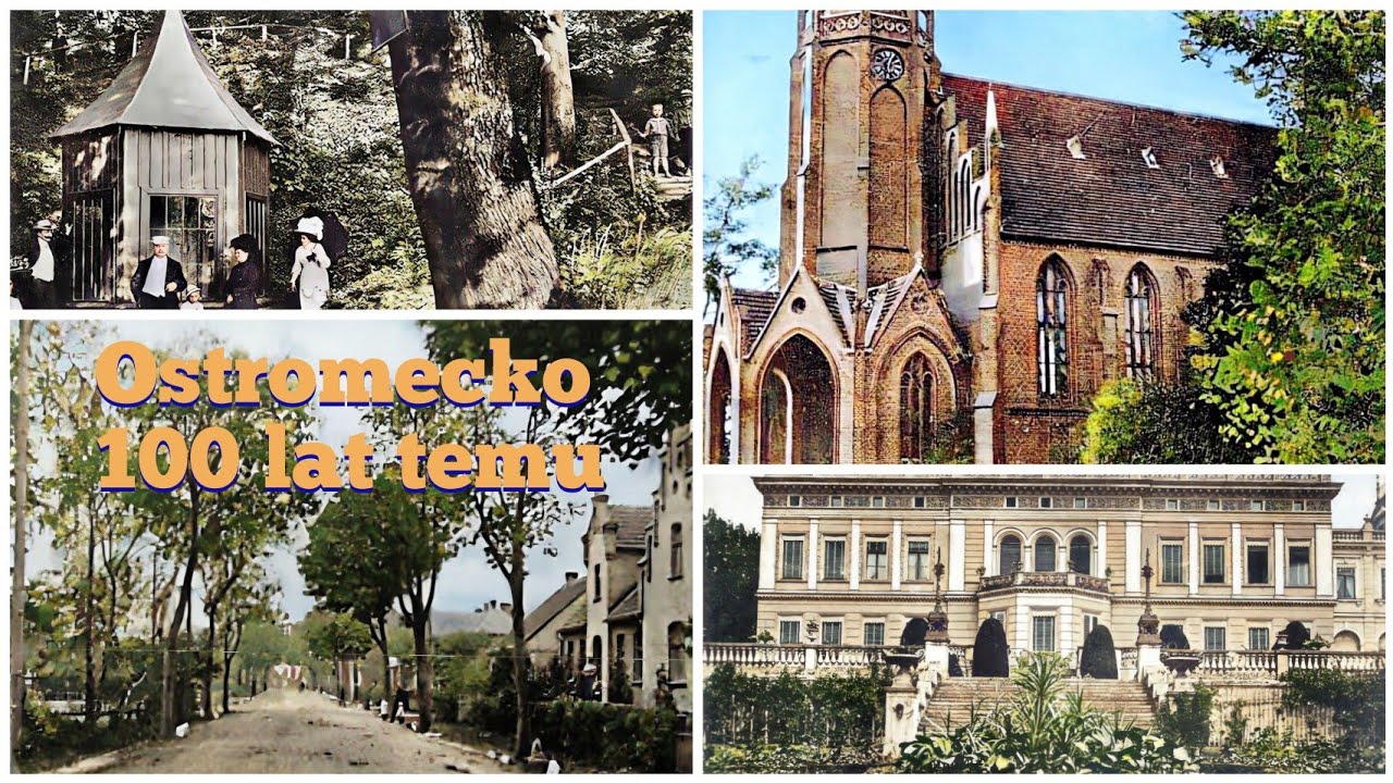 Ostromecko 100 lat temu w kolorze