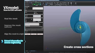 Reverse engineering with SolidWorks and VXmodel