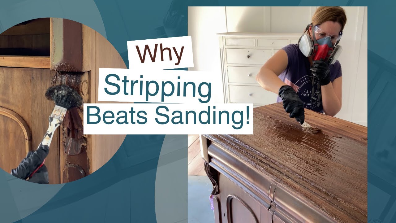 Stripping vs Sanding Which Is Better? YouTube