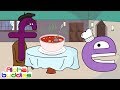 Abc Phonics For Kids | Letters E-F | Alphabet Buds Ep.6