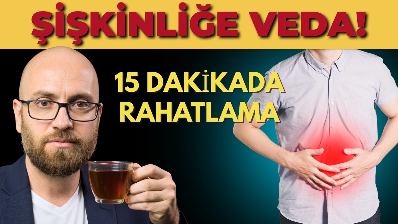 Şişkinliğe Veda! Bu Doğal İçecek 15 Dakikada Mideyi Sakinleştirir