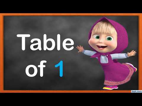 Table of 1