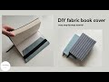 Diy fabric book cover  how to make fabric journal book cover