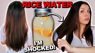 This Is What REAL RICE WATER Did To My HAIR! My Results And Experience