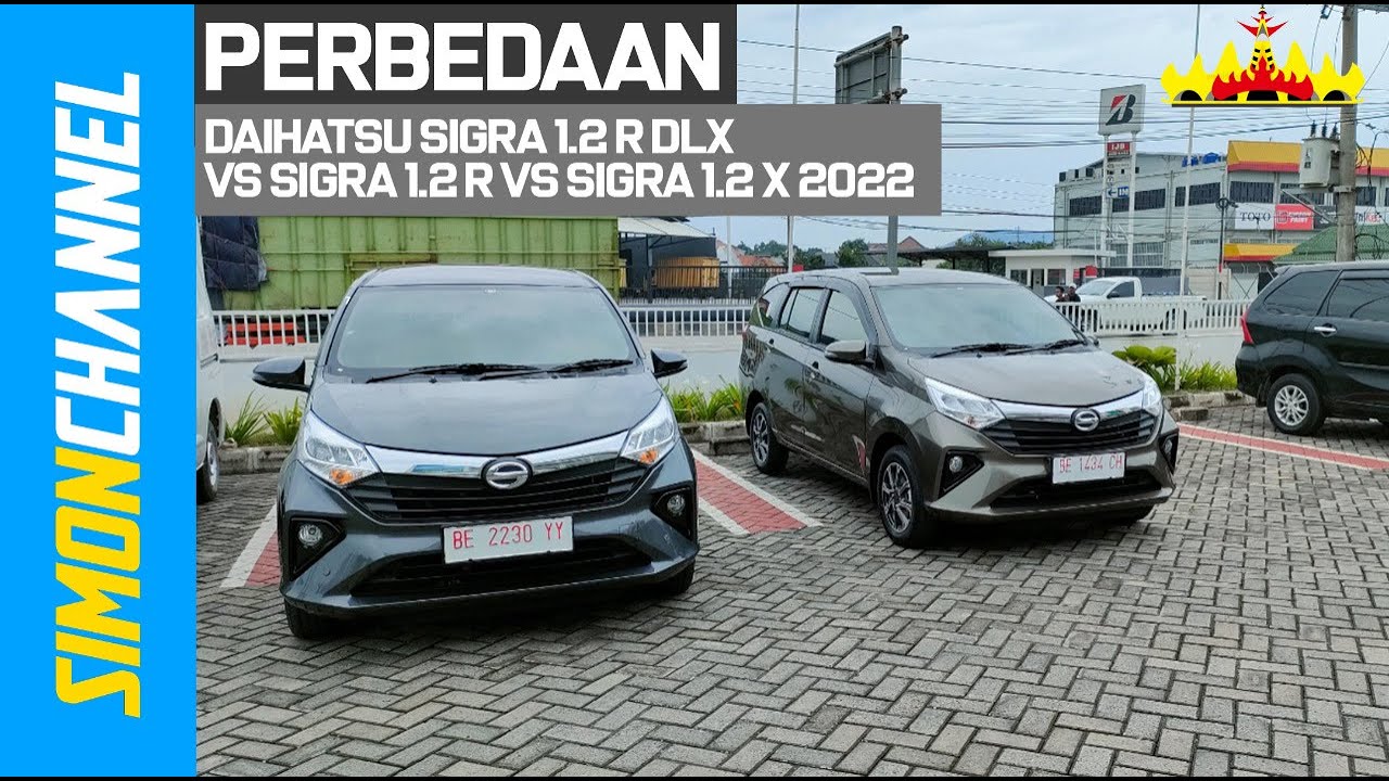 Perbedaan Daihatsu Sigra 1.2 R MT DLX MC vs Sigra 1.2 R MC vs Sigra 1.2 X Mt MC 2022