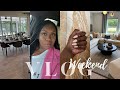 Vlog touring model homes for decor inspo large shein haul new nails girls dinner date eboni ebo