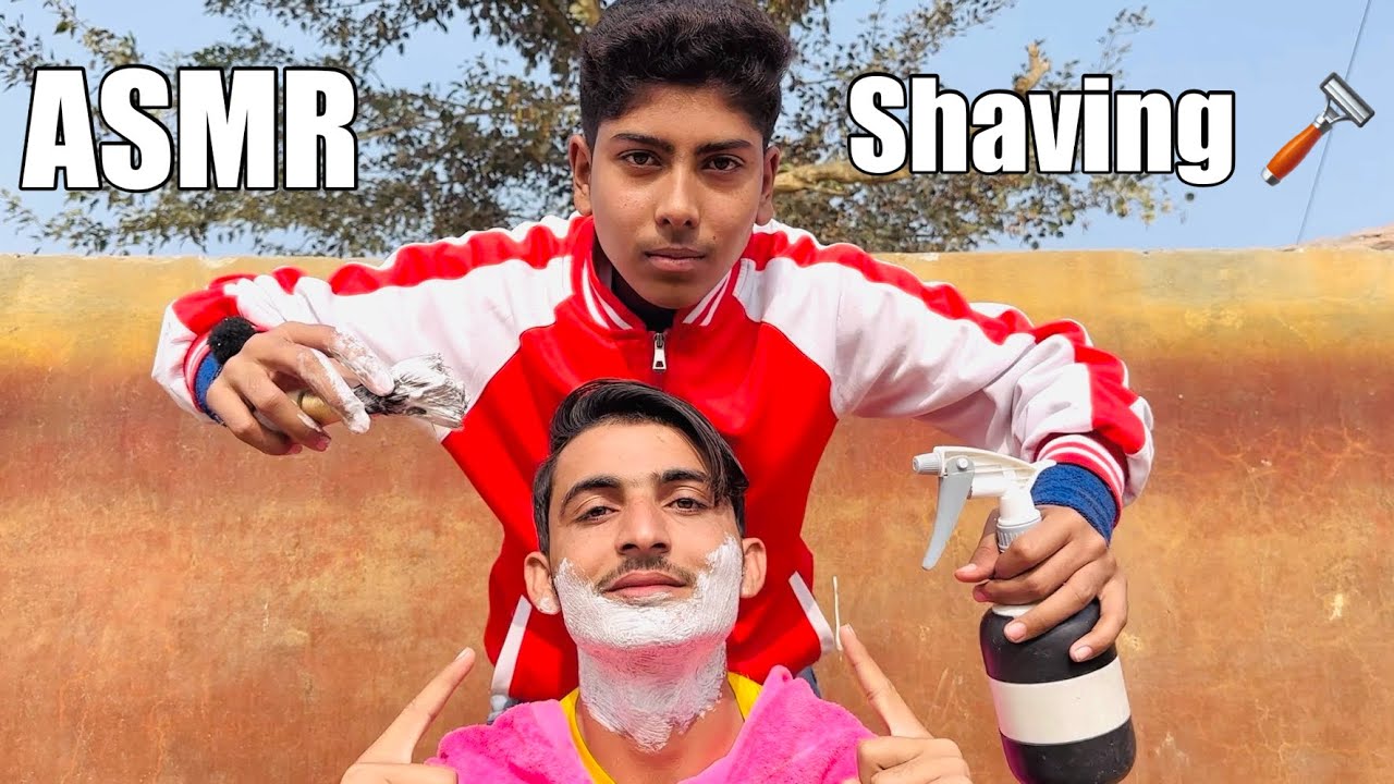 ASMR Shaving 🪒 | Outdoor 