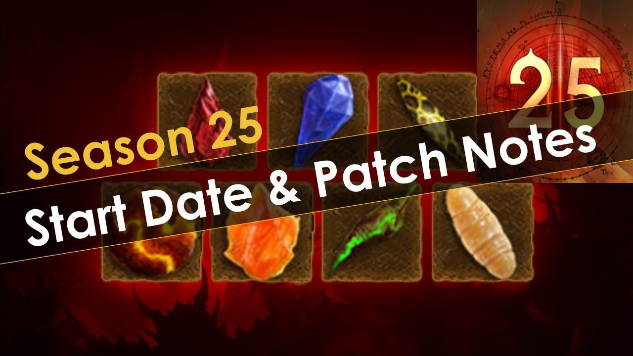 Diablo 3 Season 25 Start Date and Final Patch Notes 2.7.2 Soul Shard Updates and New Pet