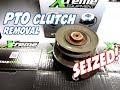 HOW-TO Remove A Seized Lawn Tractor PTO Clutch - video