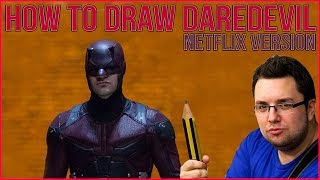 How To Draw Daredevil (Netflix Version)