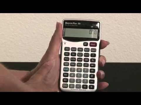 Calculated Industries Qualifier Plus IIIx Calculator 3430 - YouTube