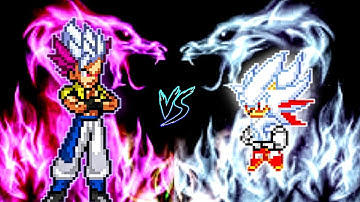 Holly Sh*t😨 | Gogeta Ultra Ego Instinct OP (New) VS Hyper Shadic OP in Jump Force #mugen