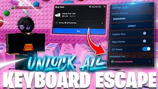 [💸GIFTER] +1 Speed Keyboard Escape Script — Treadmil Gifter, Inf Robux, Unlock All, Content Creator
