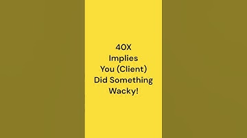 404 (NOT_FOUND)? 40X Http Status Codes Explained (Kinda)