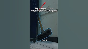 Day 4 of making a viral horror game  #robloxstudio #roblox #shorts #robloxedit