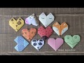 Marquepages cur et animaux en origami