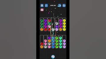 Another Lv 363 Ball Sort Puzzle - Color Game / 顏色分類遊戲 / ボールソーティングパズル (Guru Game)  #ballsortpuzzle